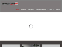 Tablet Screenshot of jagersberger.at
